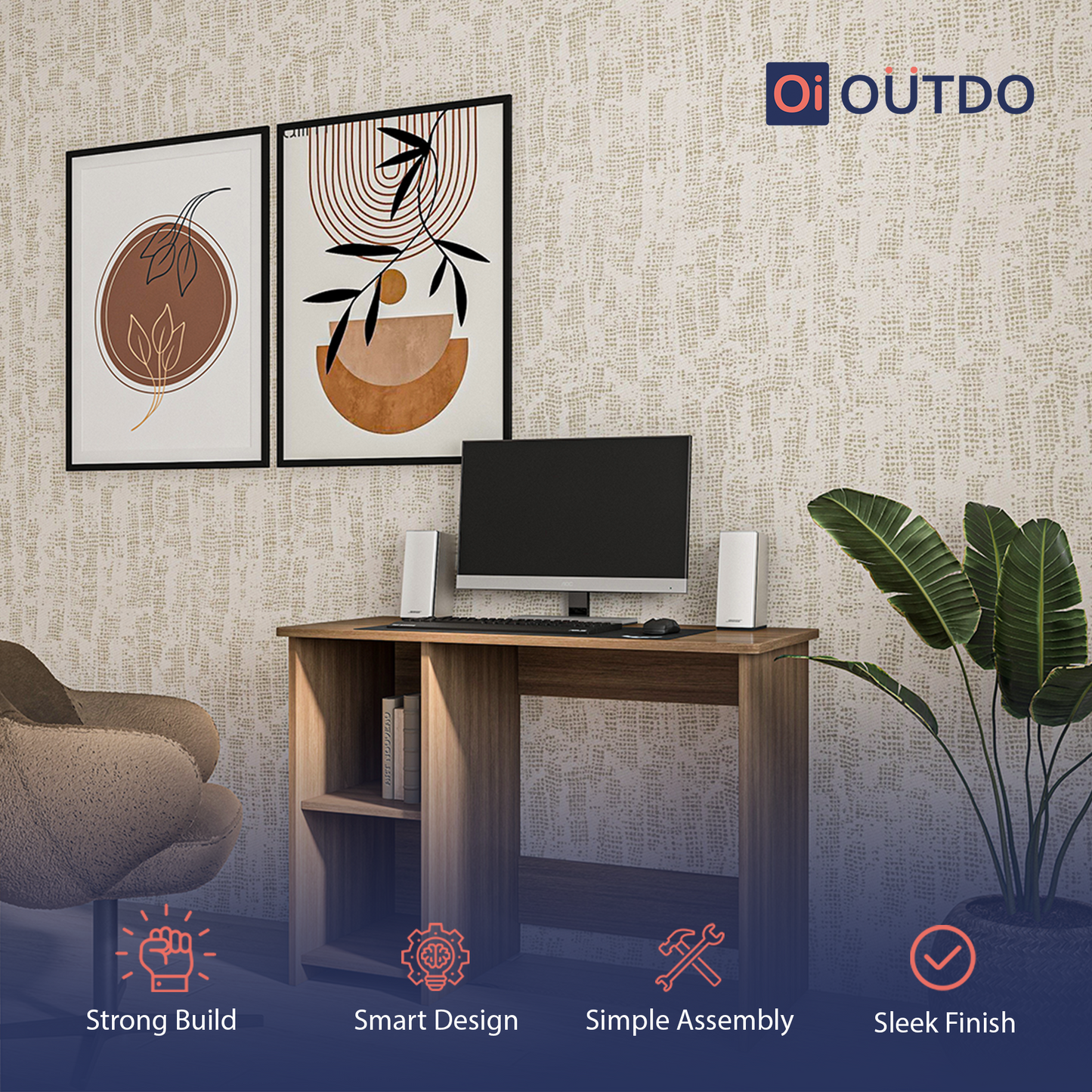 Outdo MetroCore Study Desk