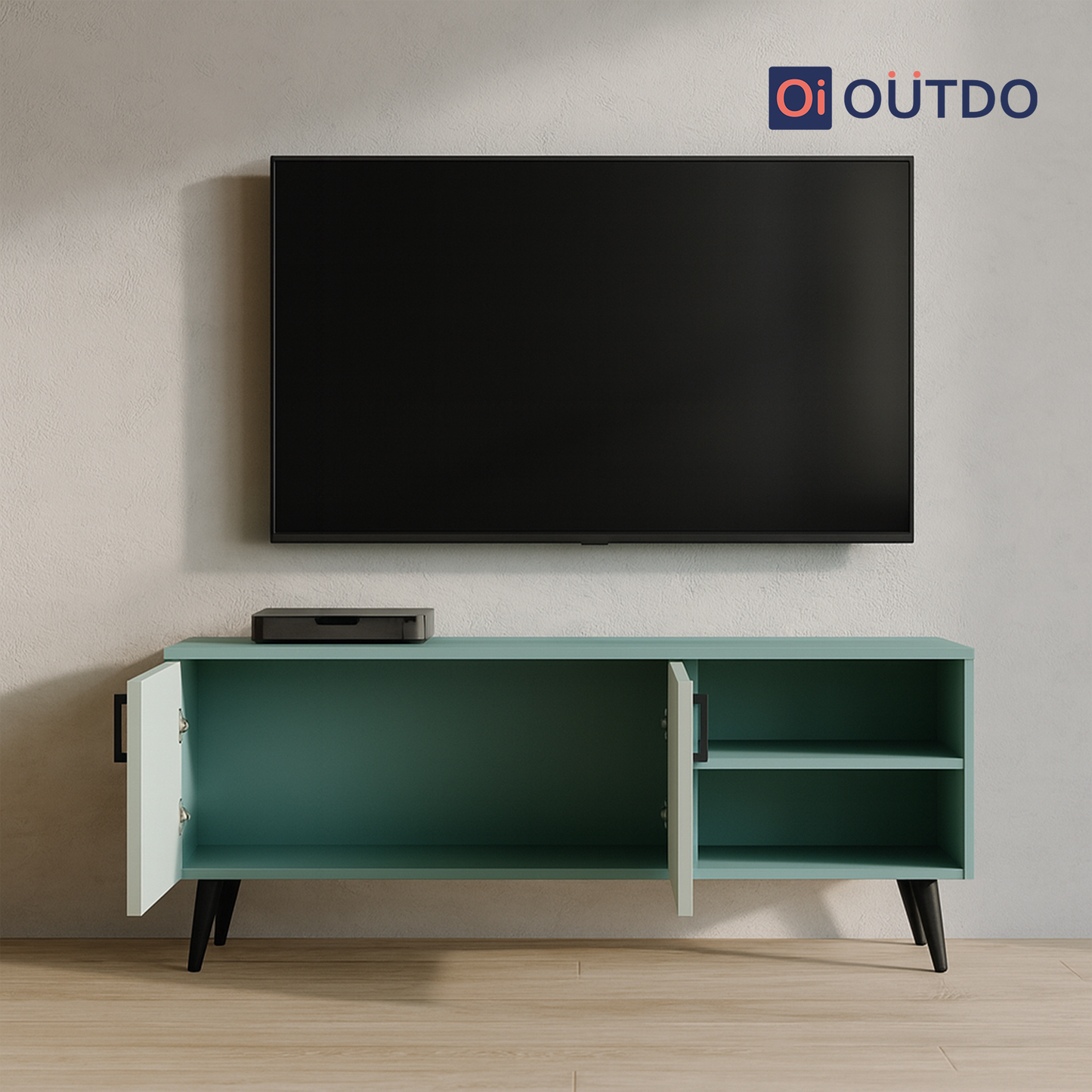 DualView TV Unit | Fern Green Water Green