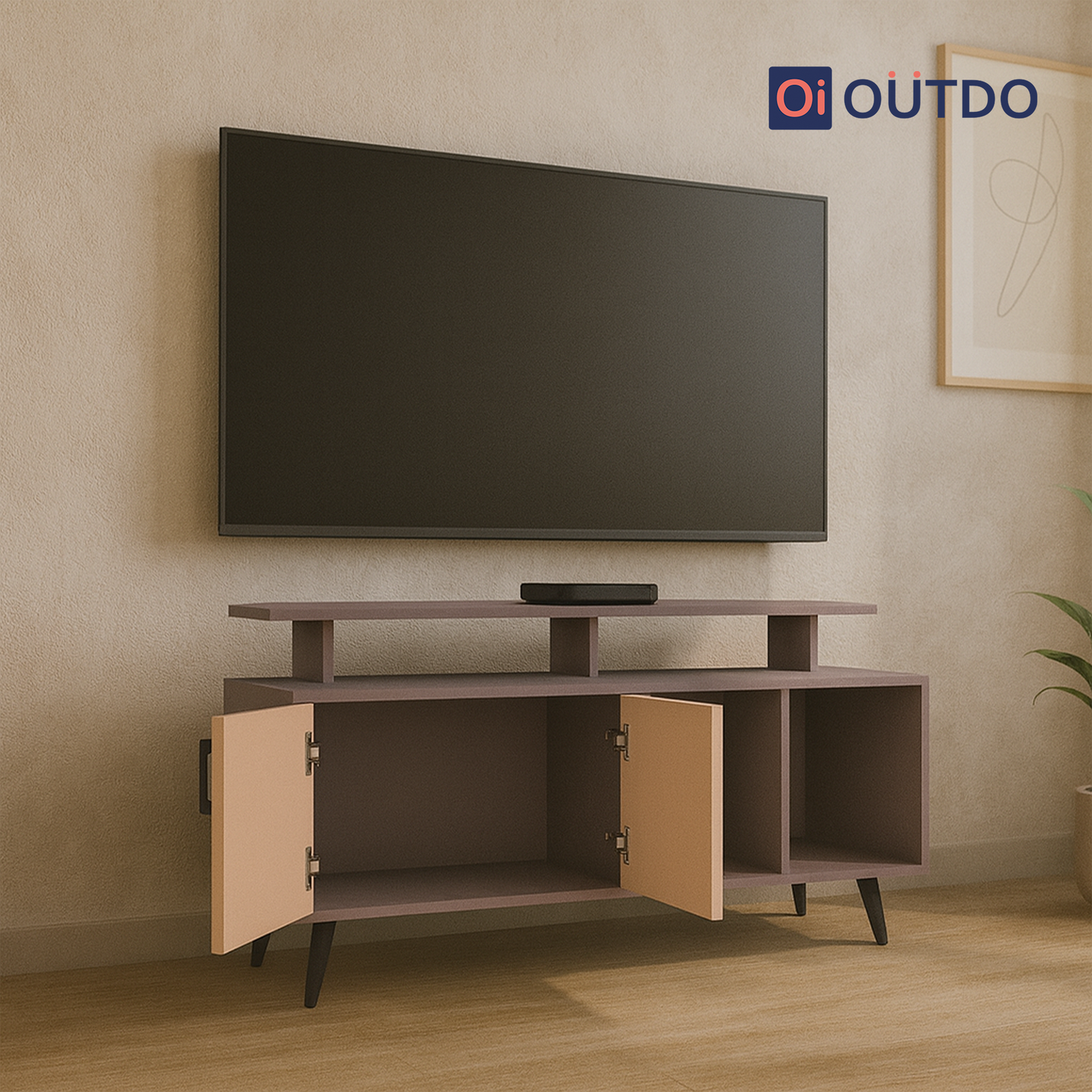 TierView TV Unit | Voila Clay