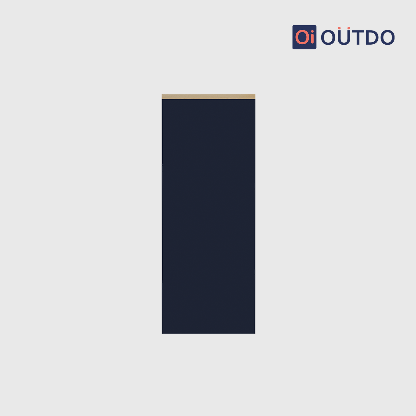 OutDo StepEase Shoe Rack with Open Display Shelf | Burma Teak and Navi Blue