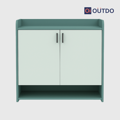 StepNest Shoe Rack | Fern Green Water Green