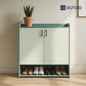 StepNest Shoe Rack | Fern Green Water Green