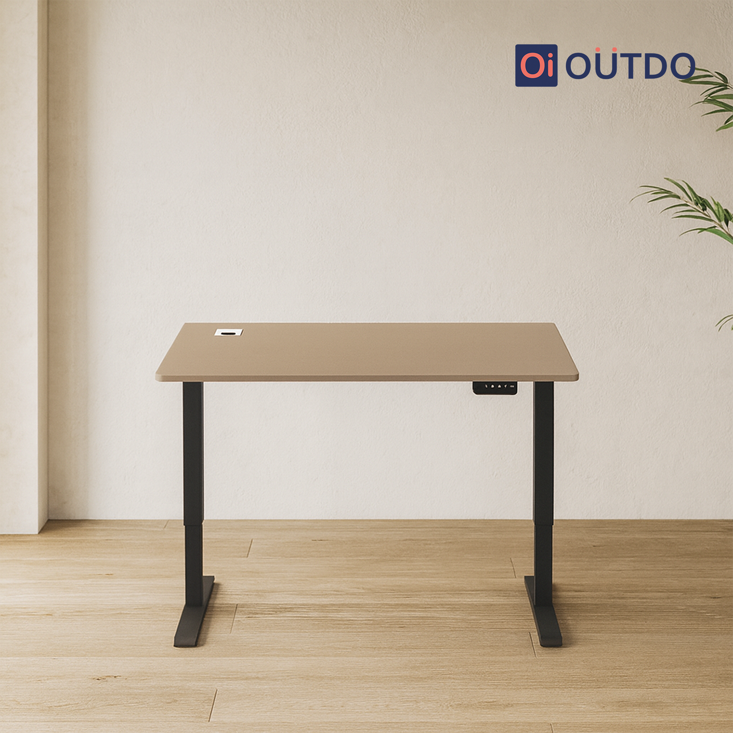 FlexPro Sit-Stand Smart Desk | Irish Cream