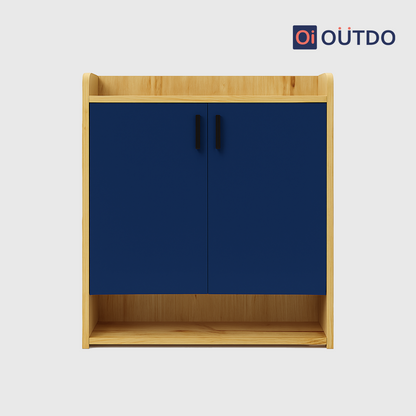 StepNest Shoe Rack | Flagstaff Oak Navy Blue