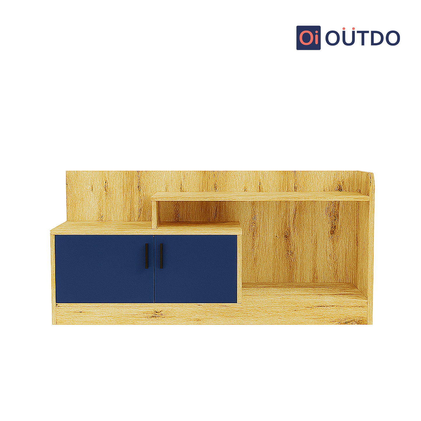 ViewFold TV Unit | Flagstaff Oak Navy Blue