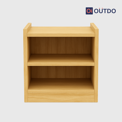 OpenRest Bed Side Table | Tundra Oak Slate Grey