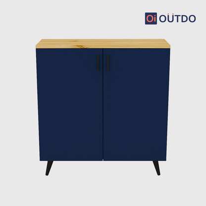 HideStep Shoe Rack | Flagstaff Oak Navy Blue