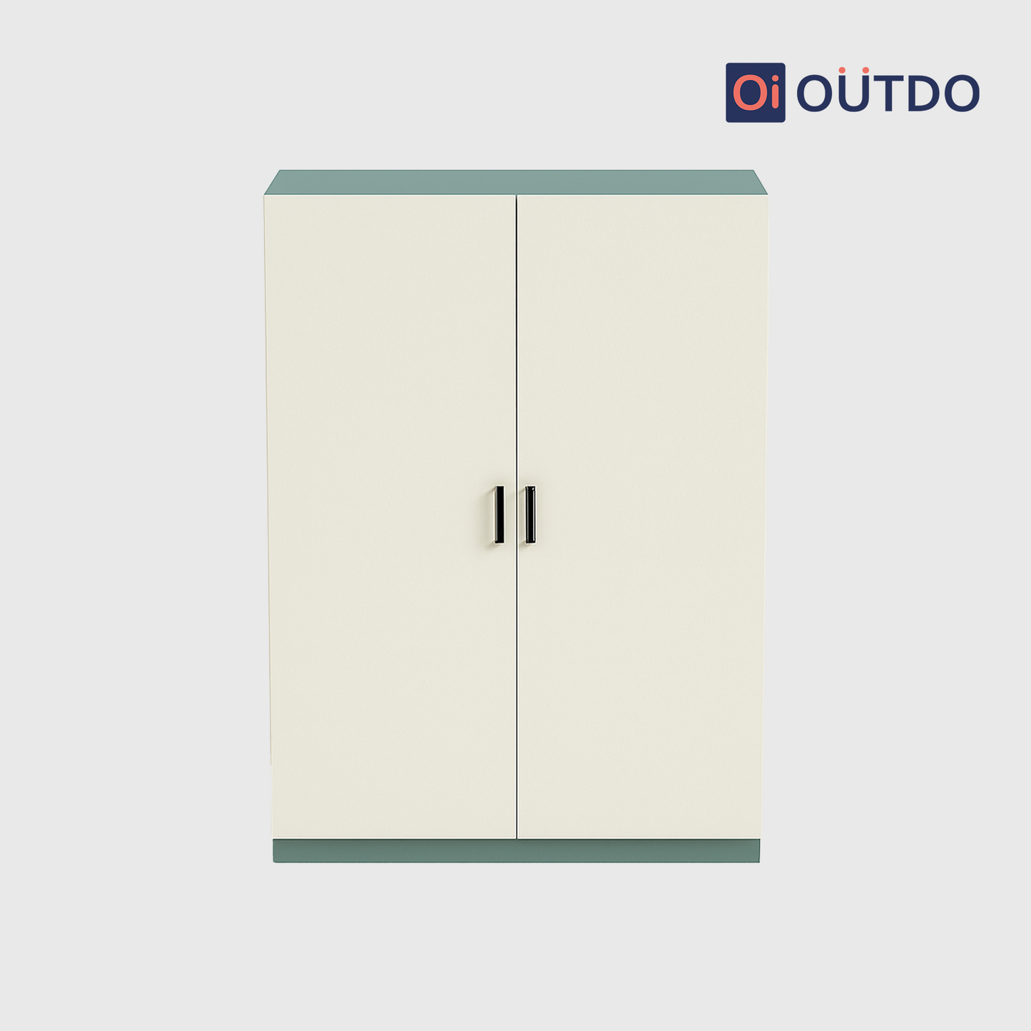 Moduno 2 Door Wardrobe | Fern Green Water Green