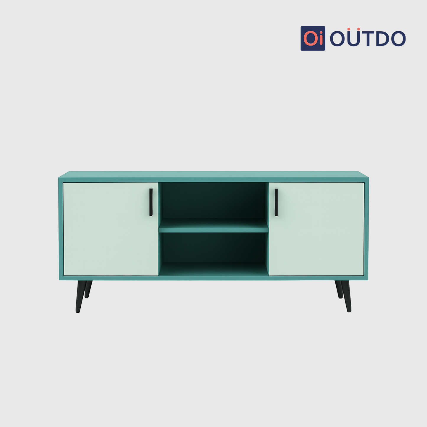 SymView TV Unit | Fern Green Water Green