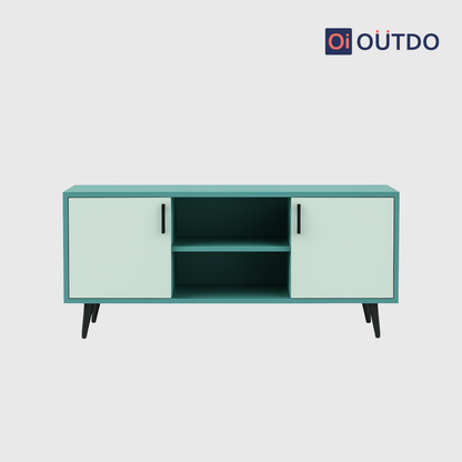 SymView TV Unit | Fern Green Water Green