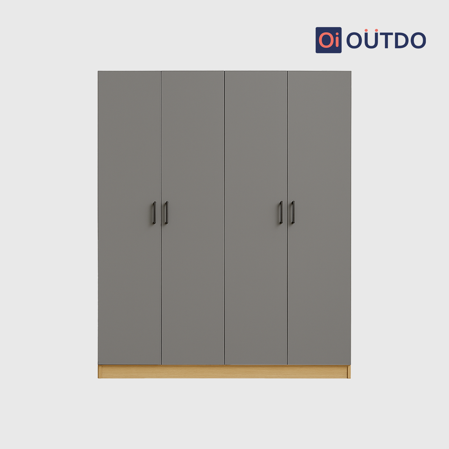 StoreForm 4 Door Wardrobe | Tundra Oak Slate Grey