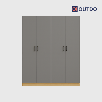 StoreForm 4 Door Wardrobe | Tundra Oak Slate Grey