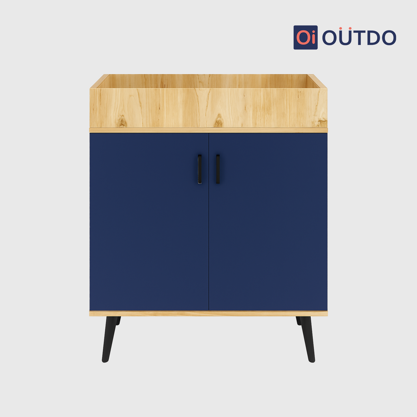 TrayNest Shoe Rack | Flagstaff Oak Navy Blue