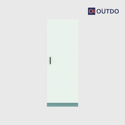 Slimora Single Door Wardrobe | Fern Green Water Green