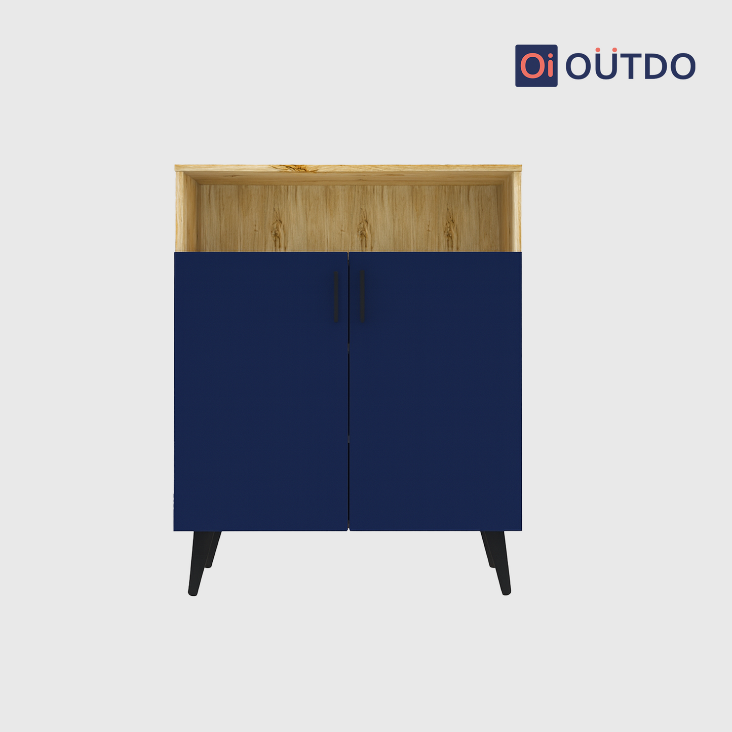 LiftLoom Shoe Rack | Flagstaff Oak Navy Blue