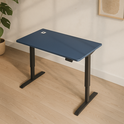 FlexPro Sit-Stand Smart Desk | Navy Blue