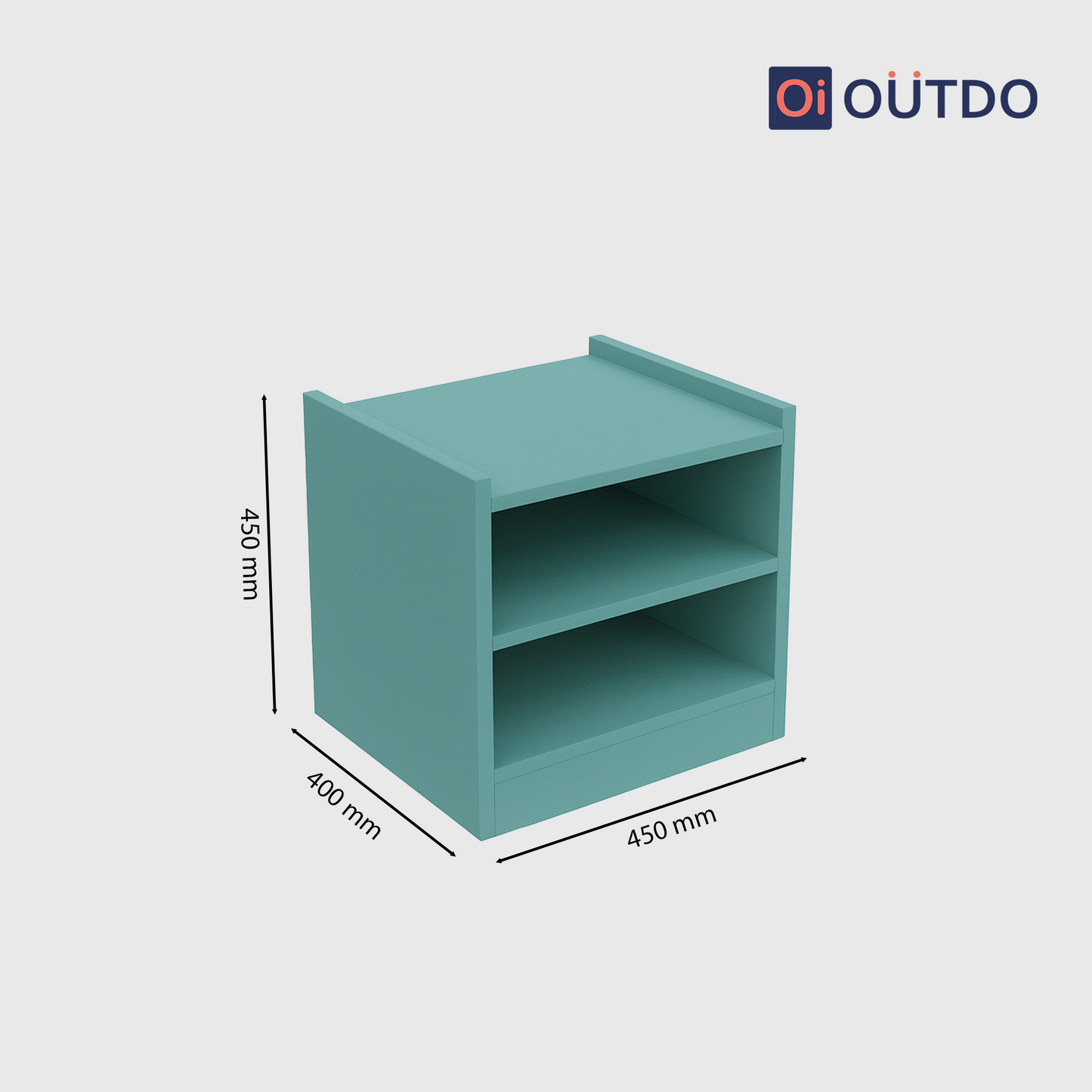 OpenRest Bed Side Table | Fern Green Water Green