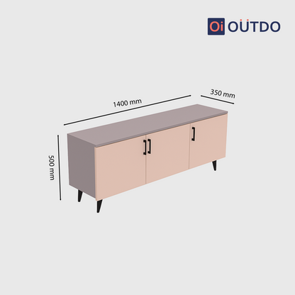 BlockView TV Unit | Voila Clay