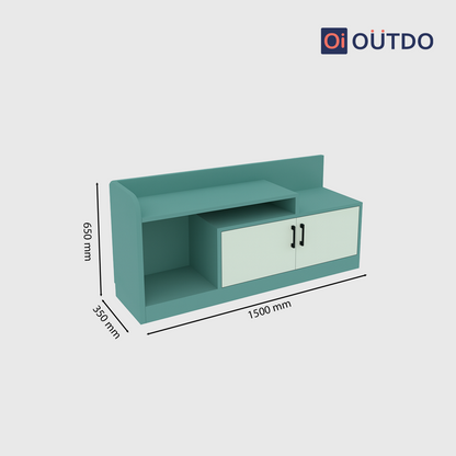 ViewFold TV Unit | Fern Green Water Green