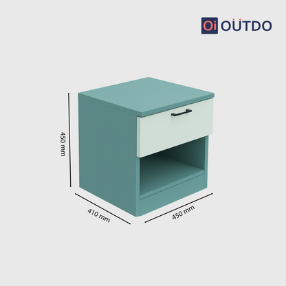 NiteBlock Bed Side Table | Fern Green Water Green