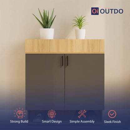 SoleGuard Shoe Rack |Tundra Oak Slate Grey