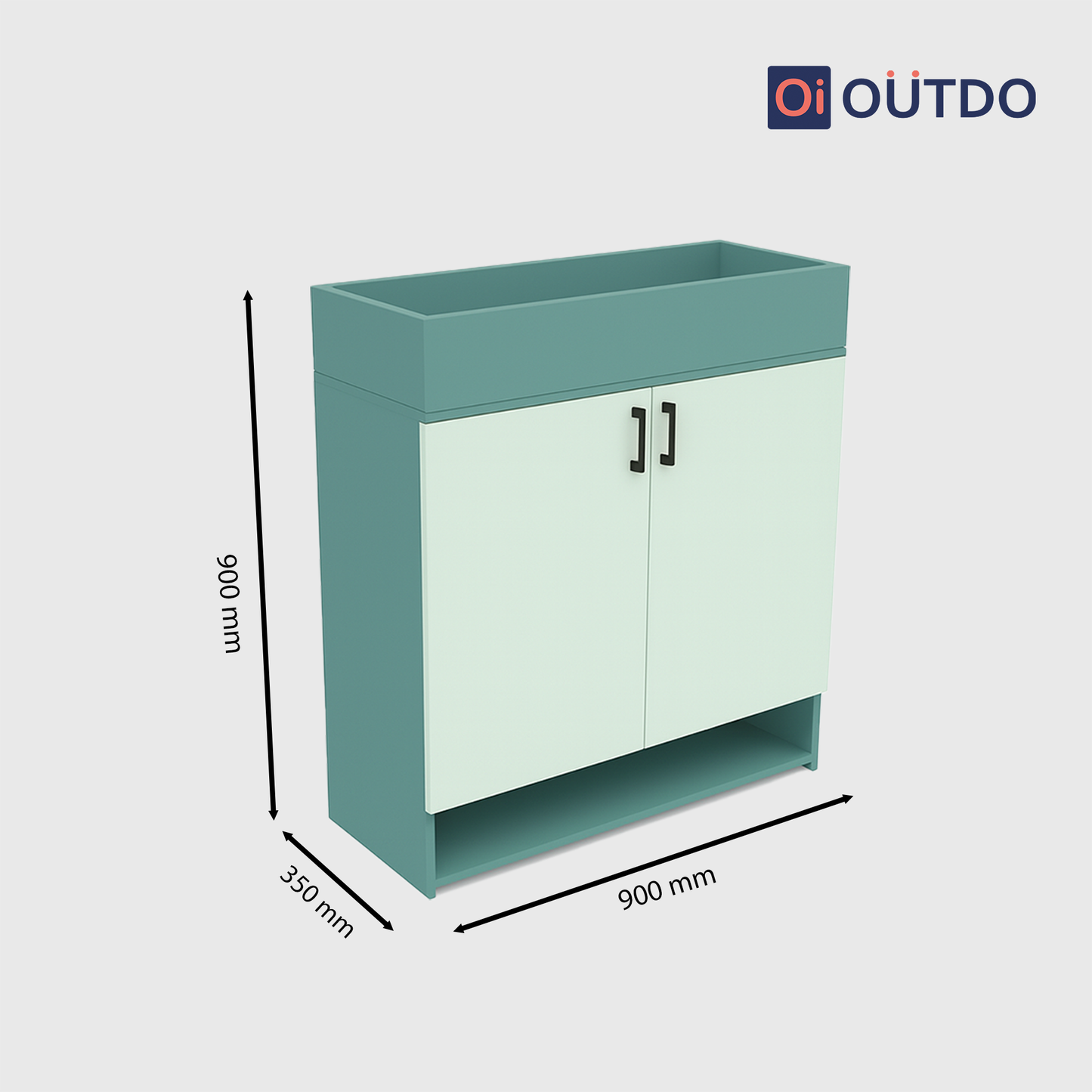 SoleGuard Shoe Rack | Fern Green Water Green