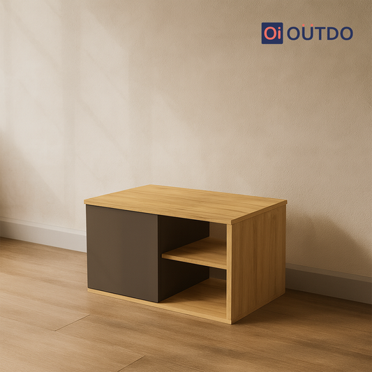 BrewBox Coffee Table | Tundra Oak Slate Grey