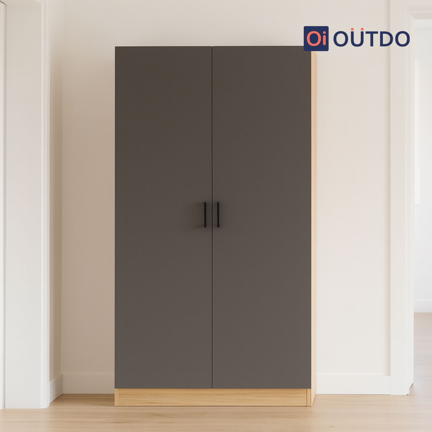 Moduno 2 Door Wardrobe | Tundra Oak Slate Grey