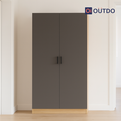 Moduno 2 Door Wardrobe | Tundra Oak Slate Grey