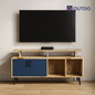 TierView TV Unit | Flagstaff Oak Navy Blue