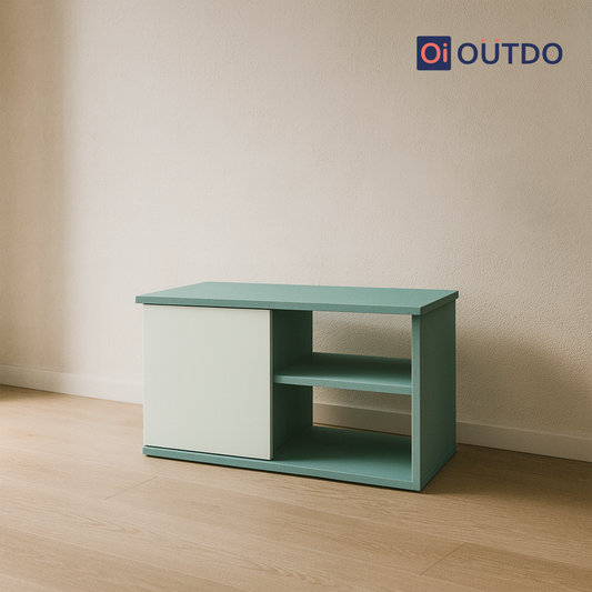 BrewBox Coffee Table | Fern Green Water Green