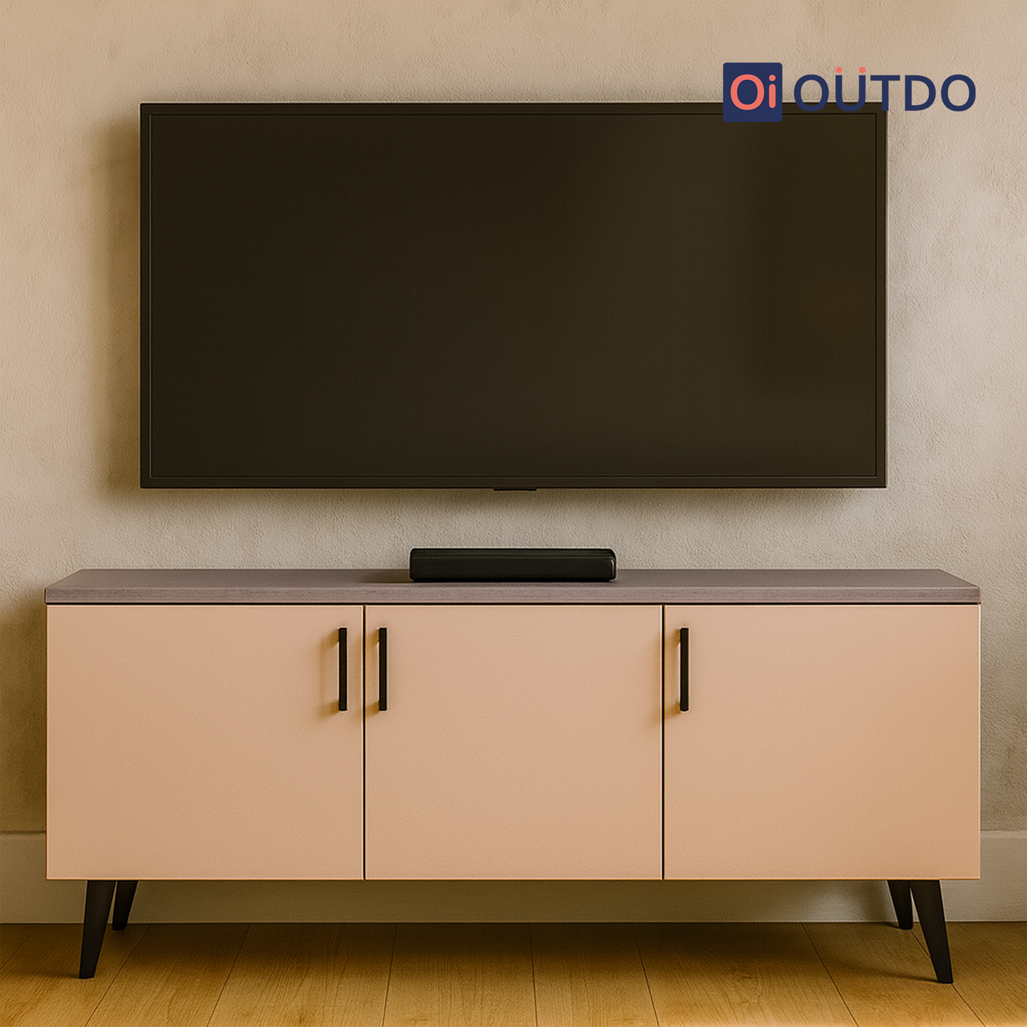 BlockView TV Unit | Voila Clay