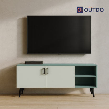DualView TV Unit | Fern Green Water Green