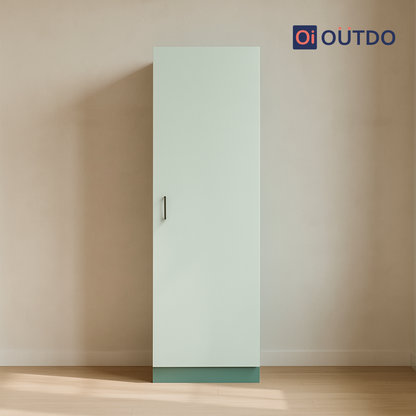 Slimora Single Door Wardrobe | Fern Green Water Green