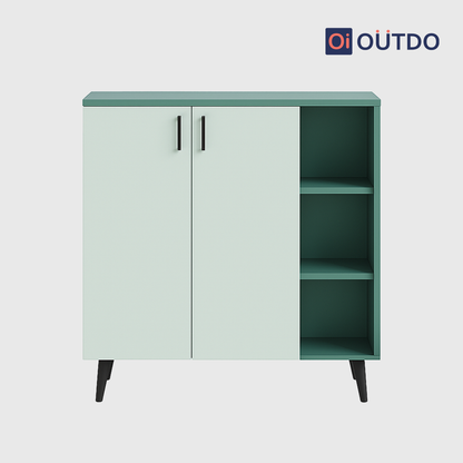 FlexStash Shoe Rack | Fern Green Water Green