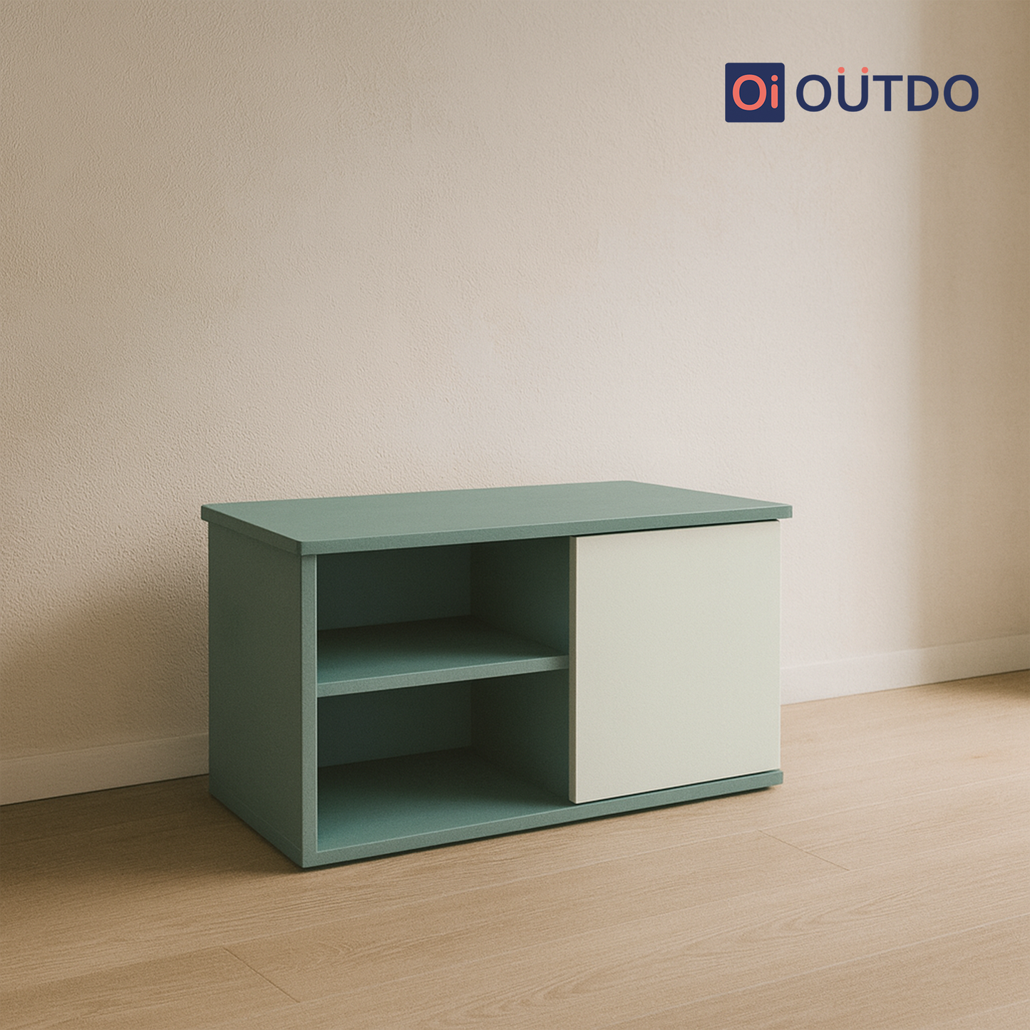 BrewBox Coffee Table | Fern Green Water Green