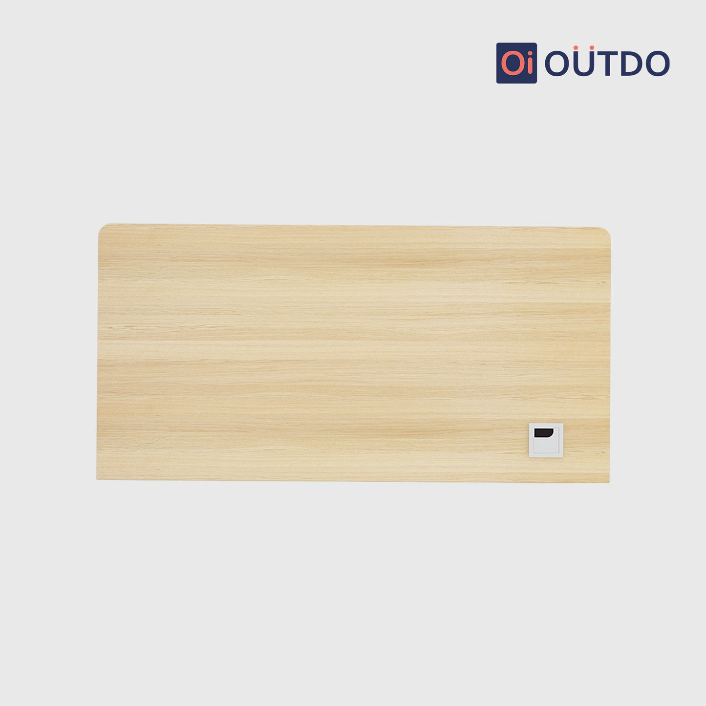 OutDo Core Study Desk with Drawer & Cabinet Storage | Burma Teak and Navi Blue