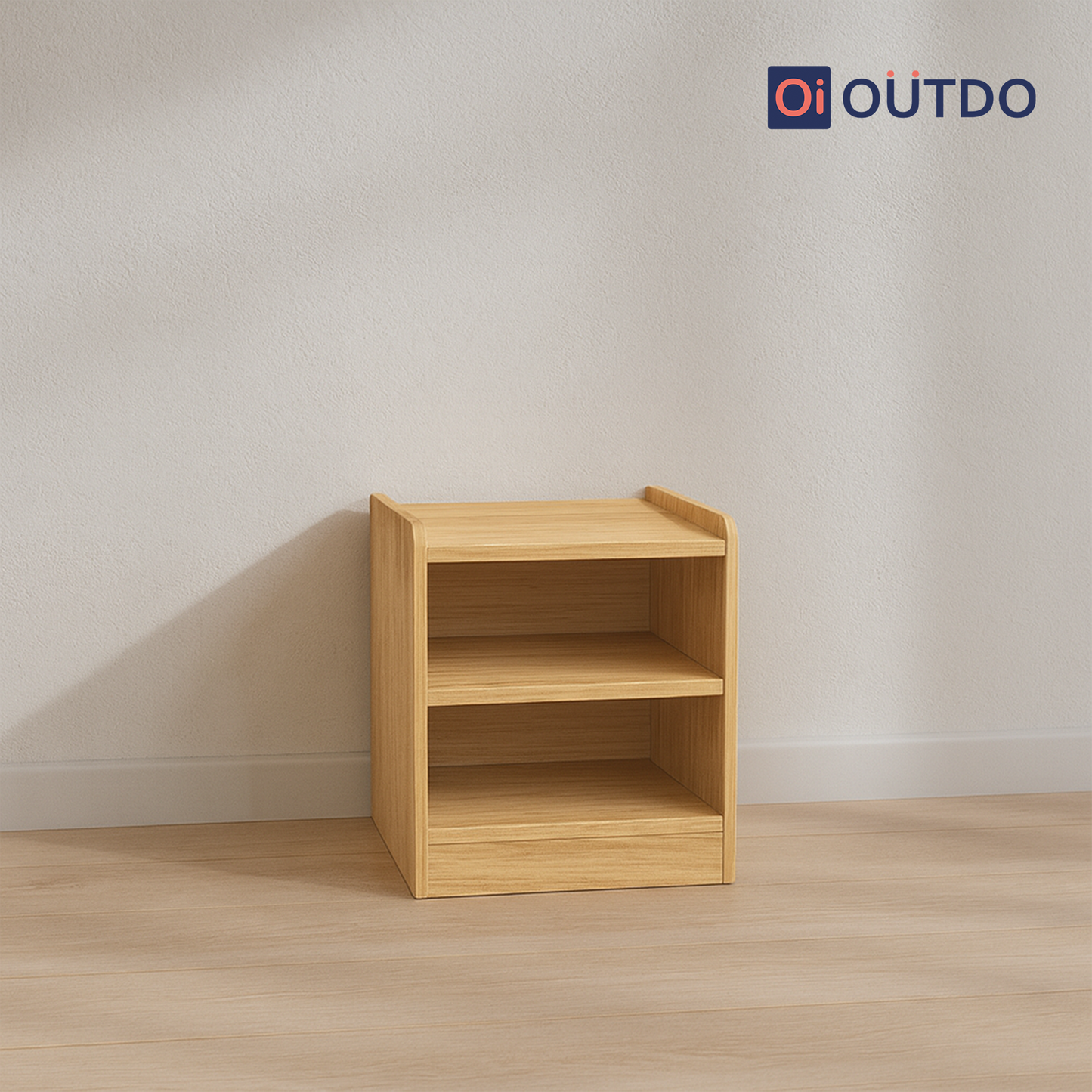 OpenRest Bed Side Table | Tundra Oak Slate Grey