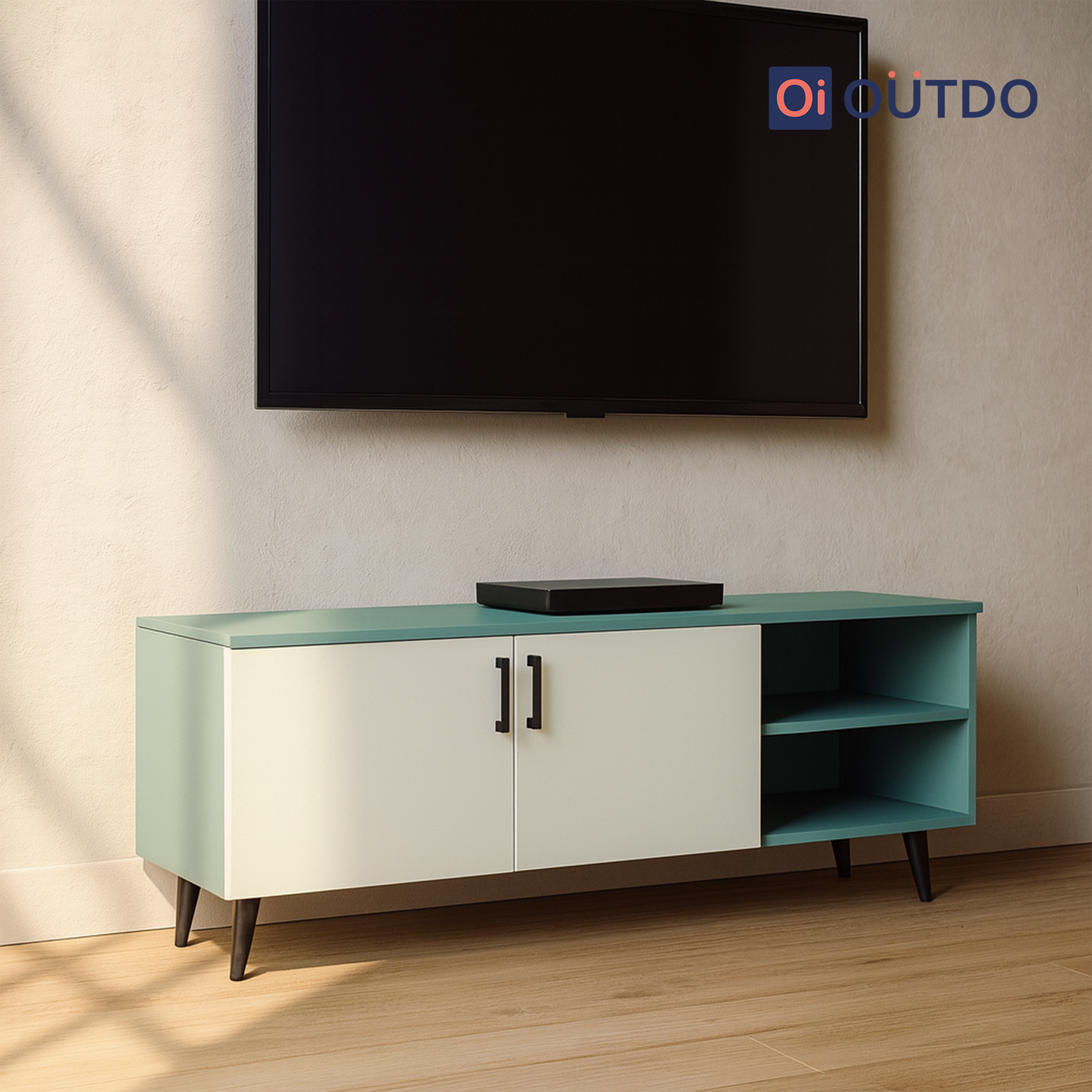 DualView TV Unit | Fern Green Water Green