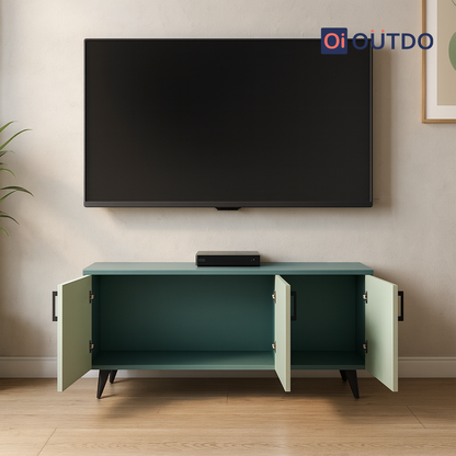 BlockView TV Unit | Fern Green Water Green