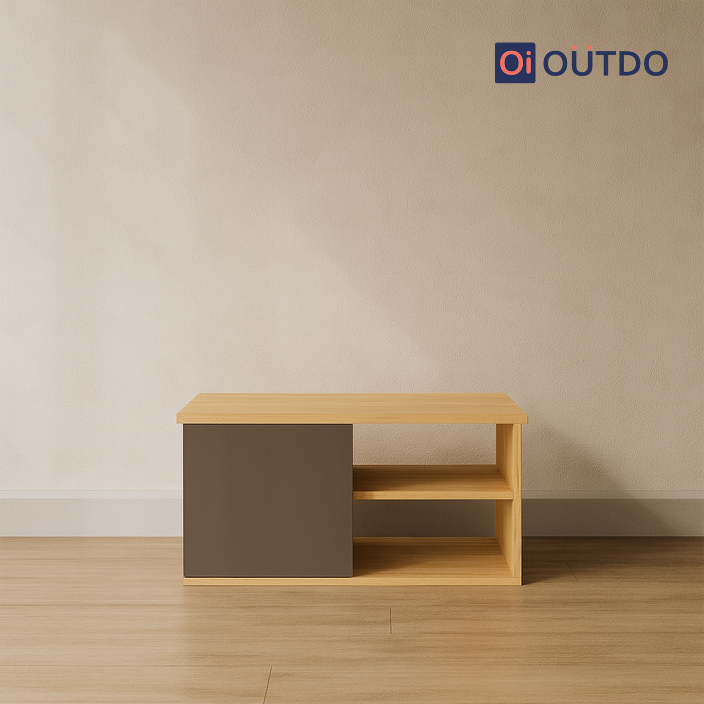 BrewBox Coffee Table | Tundra Oak Slate Grey