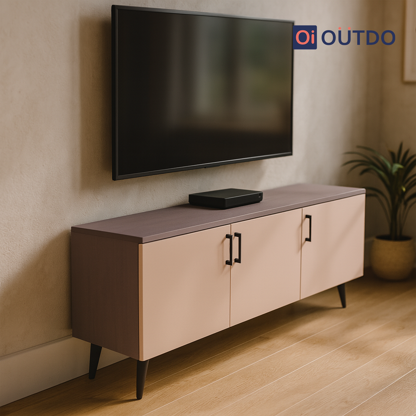 BlockView TV Unit | Voila Clay