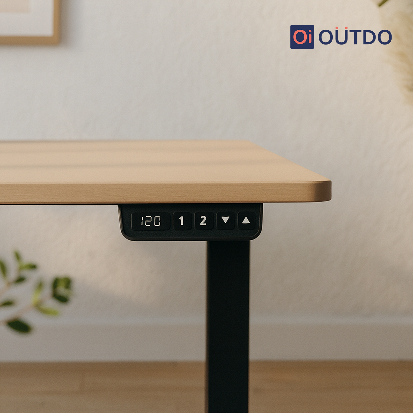 FlexPro Sit-Stand Smart Desk | Irish Cream