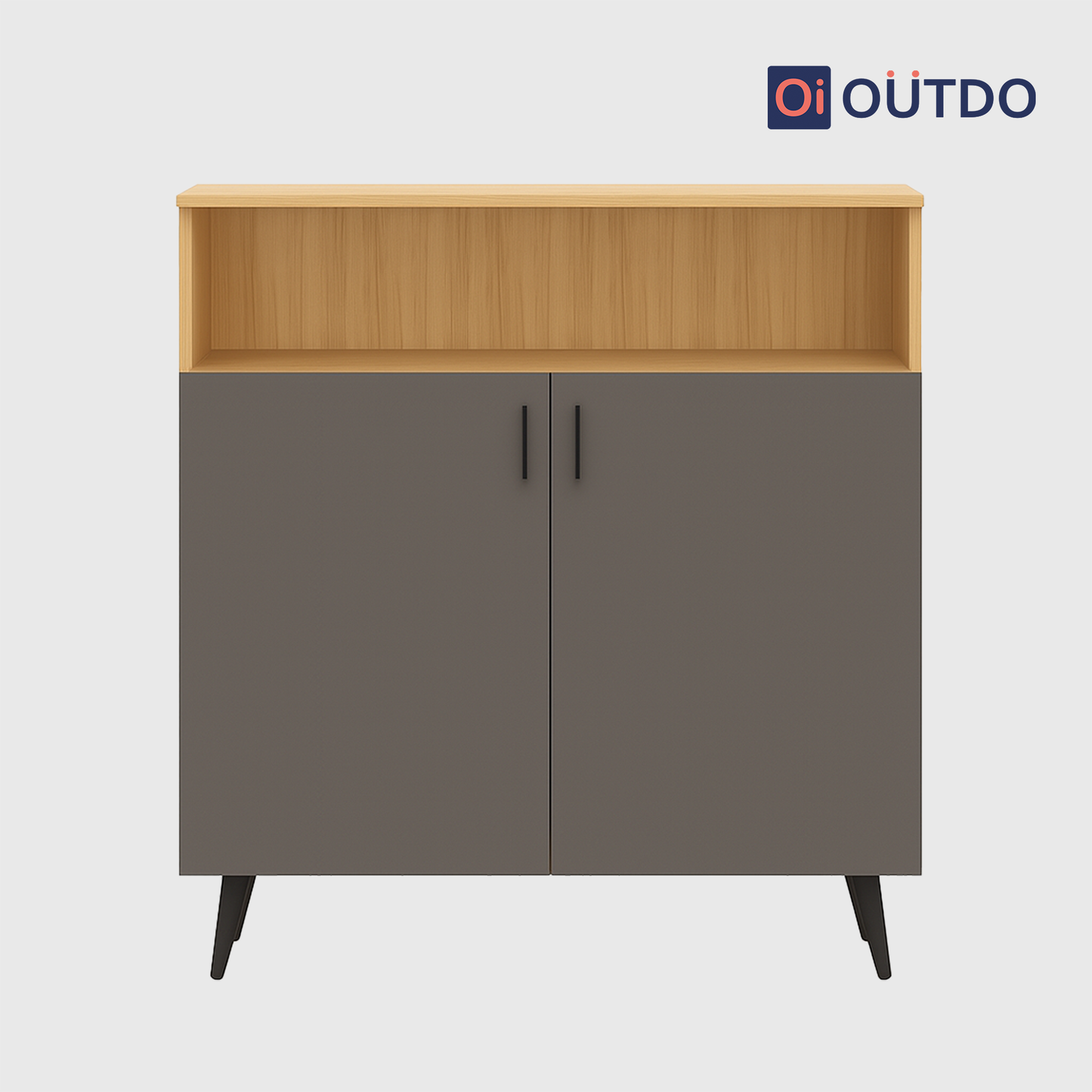 LiftLoom Shoe Rack | Tundra Oak Slate Grey