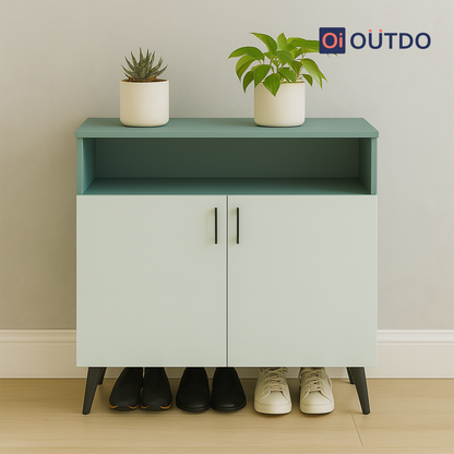 LiftLoom Shoe Rack | Fern Green Water Green