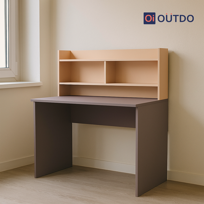 ShelfEdge Study Desk with Book Shelf | Voila Clay