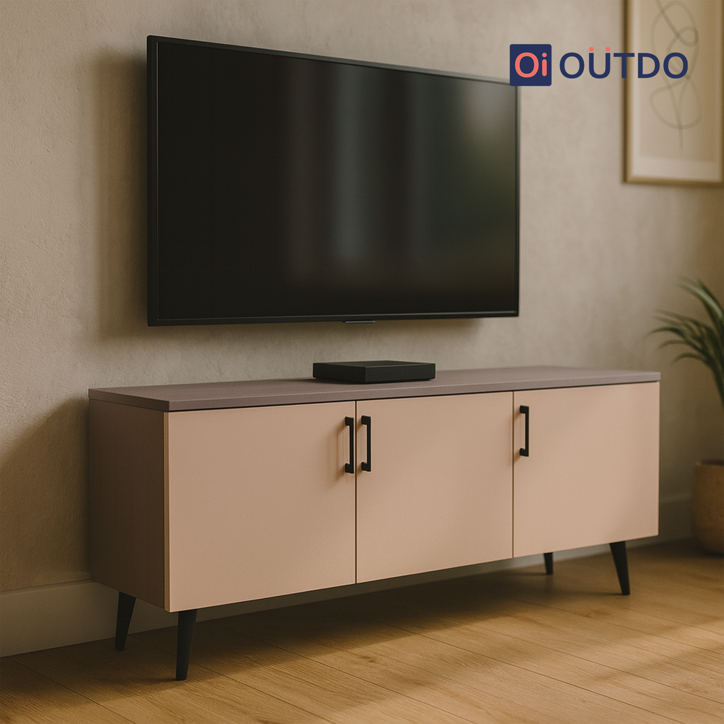 BlockView TV Unit | Voila Clay