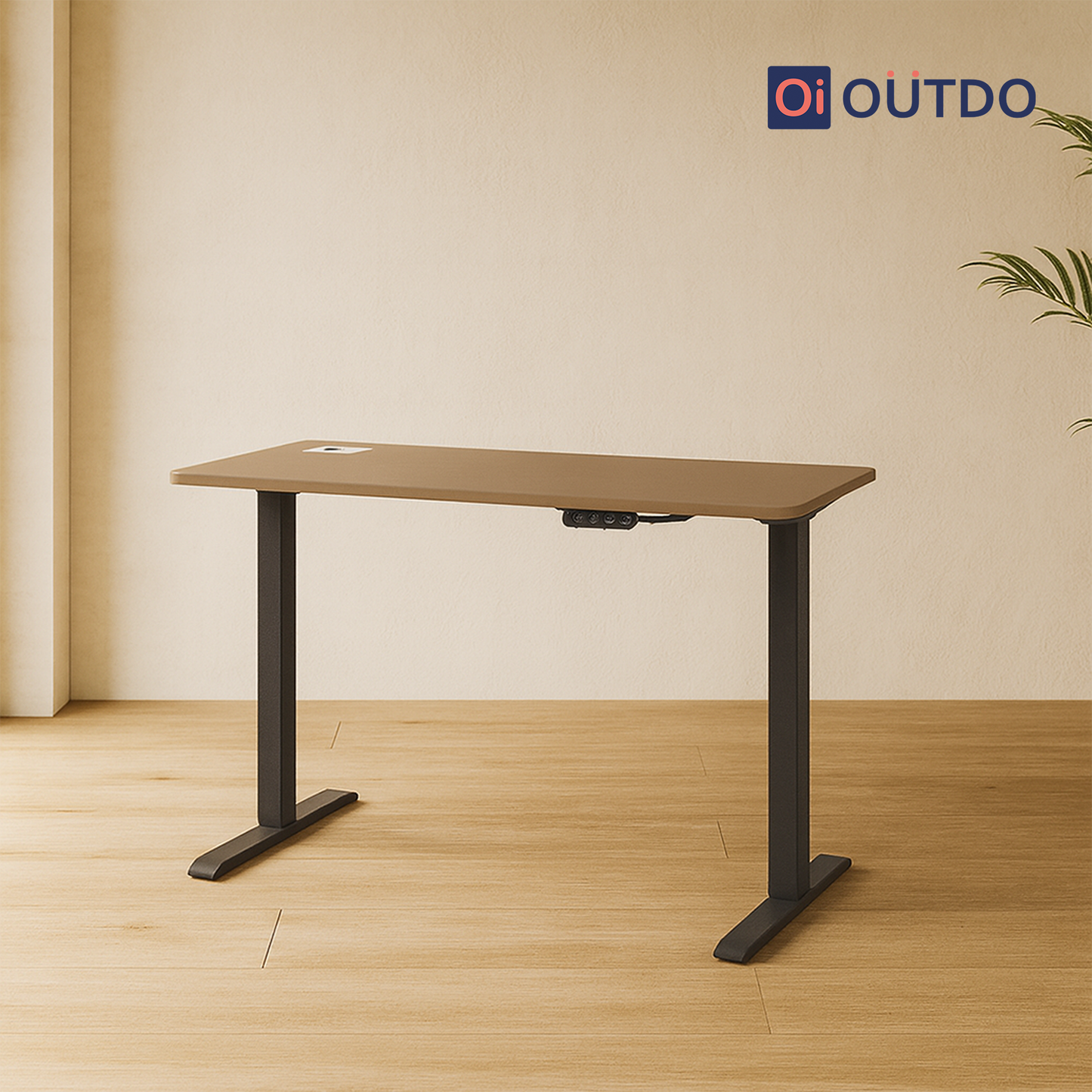 FlexPro Sit-Stand Smart Desk | Irish Cream