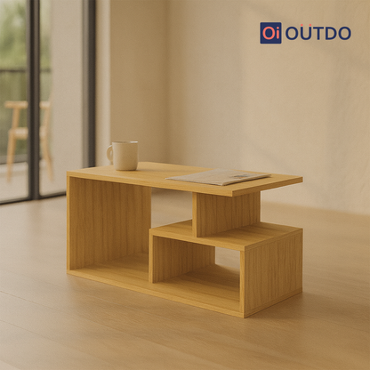 StepBrew Coffee Table | Tundra Oak Slate Grey