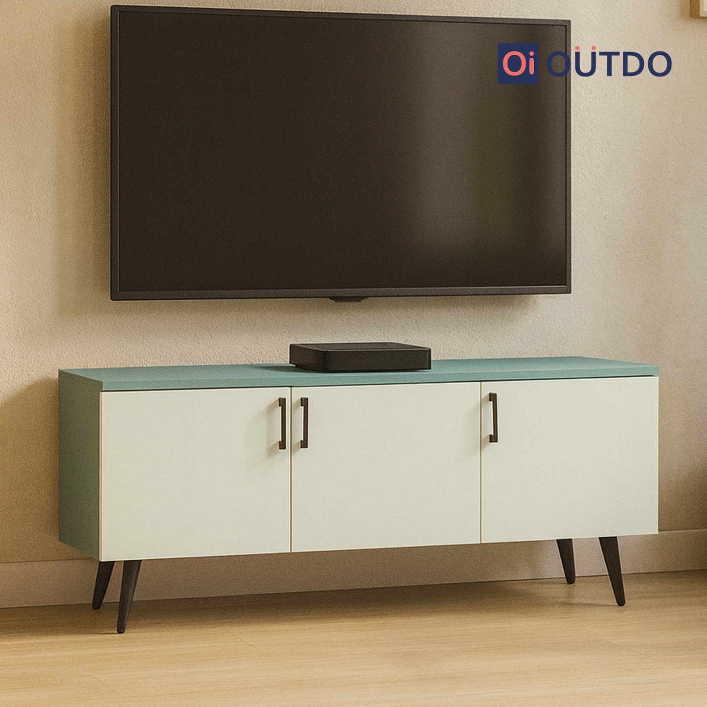 BlockView TV Unit | Fern Green Water Green